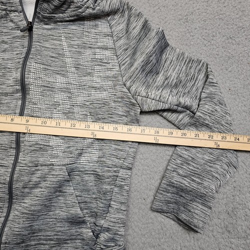 Nike Jacket Youth Large Gray Full Zip Long Sleeve Hooded Comfort - Picture 10 of 14