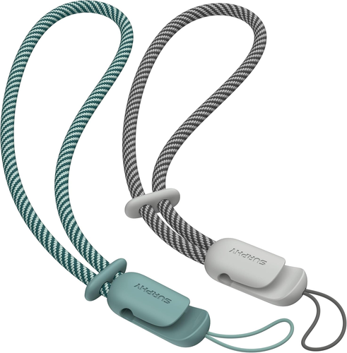 Lot de 2 lanières de téléphone, bracelet de téléphone, sangle de téléphone antivol, breloque de téléphone avec - Photo 10 sur 12