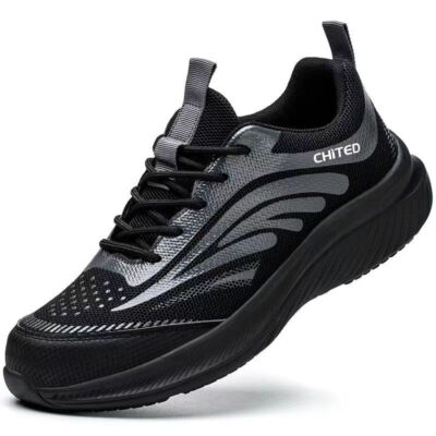 Unisex Breathable Steel Toe Safety Shoes Anti Puncture Super  display picture 1