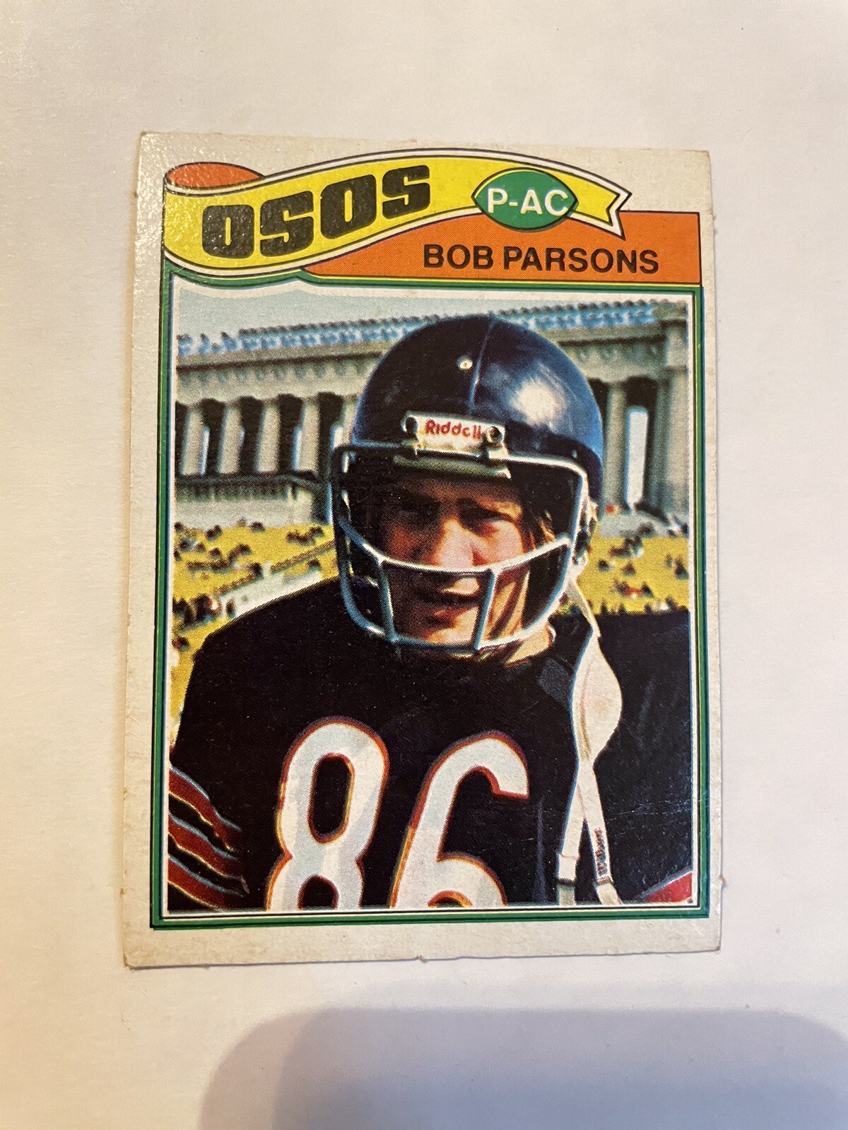 1977 Topps Mexican  - #164 Bob Parsons Rare Short Print (SP) Bears Osos