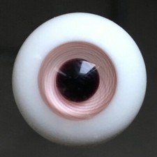 wamami Hand Made 8-24mm Pink Glass Eyeball BJD Doll Dollfie Reborn Crafts
