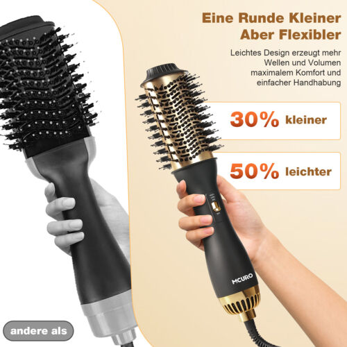 4-IN-1 Warmluftbürste Föhnbürste Fönbürste Lockenstab Hairstyler Lockenwickler - Bild 6 von 9