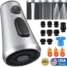 New Pressure Tap Nozzle Faucet Replacement Pull Down Faucet Spray Head Universal