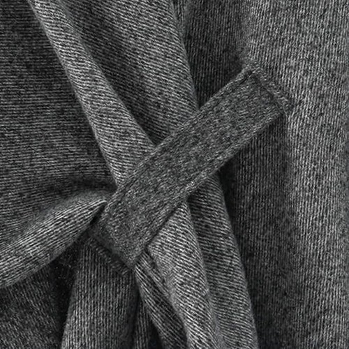 NEW! HZXSNY WOMENS CASHMERE WRAP PONCHO SHAWL SOFT CHARCOAL 53" X 39" OSFA - Picture 3 of 6