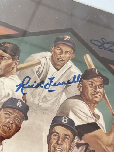 5x Baseball HOF Signatures 7.5x9.5” Killebrew, Aparicio, Drysdale, Reese, Ferrel - Picture 4 of 8