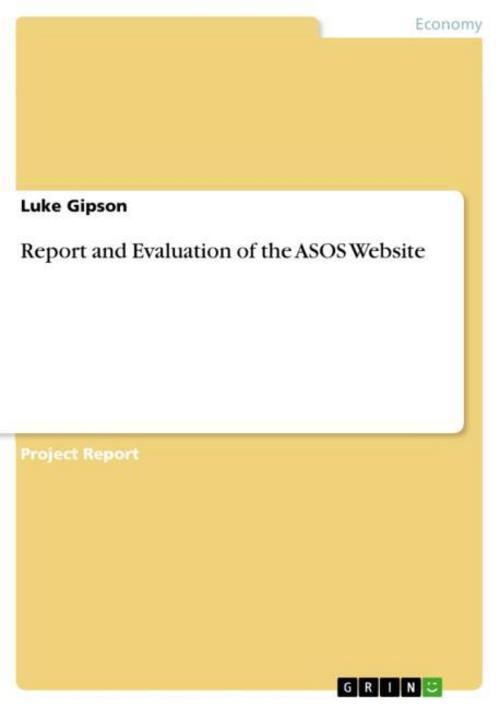 Thumbnail - Report And Evaluation Of The Asos Website Luke Gipson