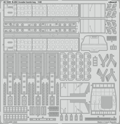 Eduard 1/48 B-26C Invader Bomb Bay (ICM) 481028