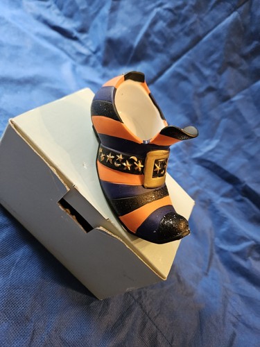 Partylite Witch Shoe P8213 Tea Light Halloween Votive Holder New - Picture 3 of 8