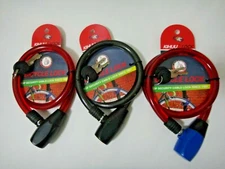 3X-Bicycle Cable Lock Bike Lock Heavy Duty 10mm x 32" Anti Theft Device w/ 2 key