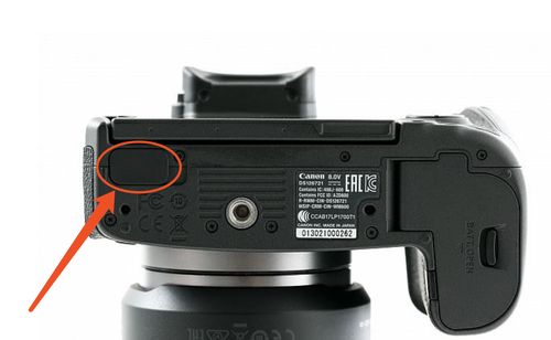 Cubierta de goma con interfaz inferior del conector de tapa para Canon EOS R EOSR - Imagen 3 de 3