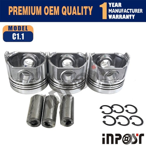 C1.1 Piston With Piston Ring 3 set For Caterpillar 302 CR 301.7 Engine (STD) - Bild 5 von 7
