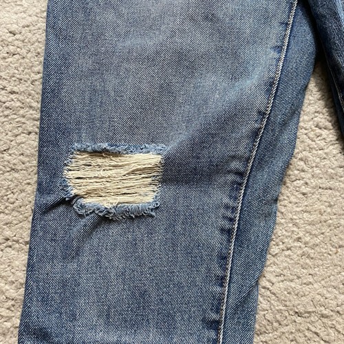RSQ Jeans Denim Blue Women's Size 3 (26W) Womens Boyfriend Pocket Button Zipper - Picture 3 of 9