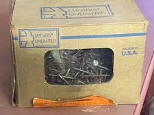 Fas'ners Unlimited 1-3/8" Bright/Underlay /RS Underlayment Nails Partial Box