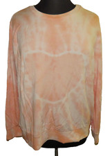 Torrid Sleep Peach Tie Dye Lightweight Sweatshirt Plus Size 2X