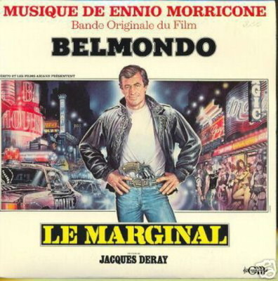 BOF LE MARGINAL 45 TOURS FRANCEBELMONDO ENNIO MORRICONE
