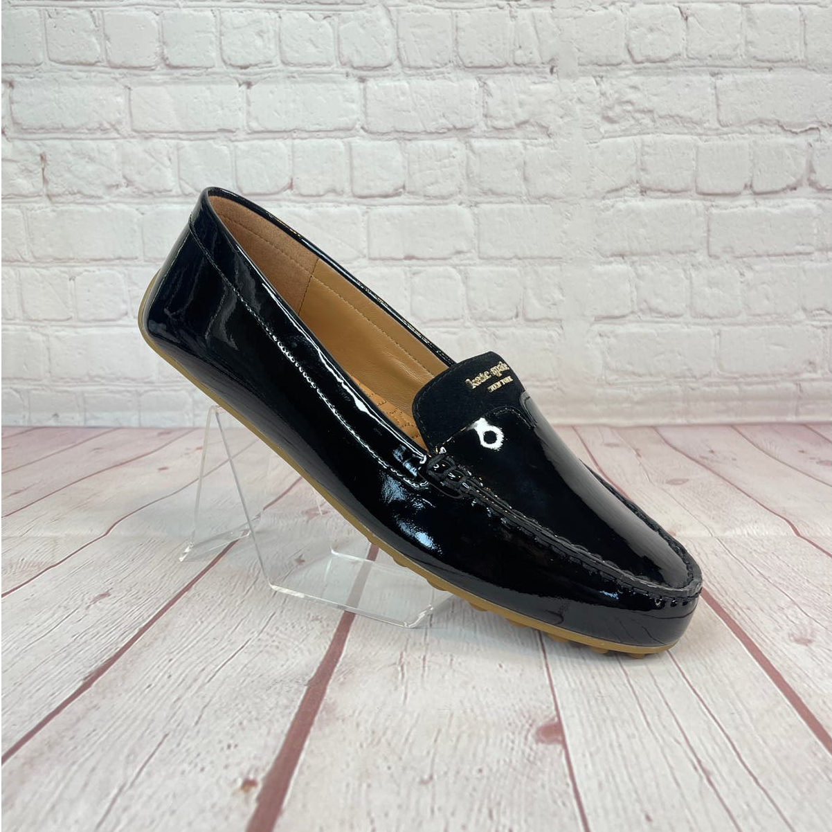 Kate Spade New York Deck Patent Moccasins Flats Loafers Shoes Women’s