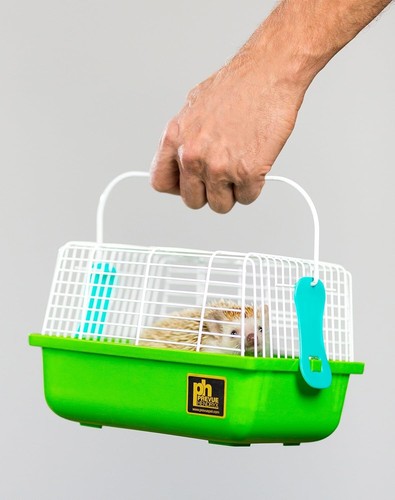 Durable 9-inch Green Travel Cage for Birds and Small Animals, Easy Carry Handle - Picture 7 of 7
