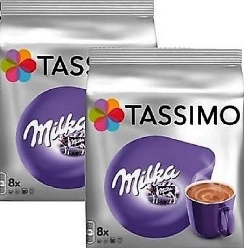 2 X Packs Tassimo Milka Chocolate Caliente T Discos Cápsulas - 16 Bebidas |  eBay