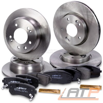 4x BREMSSCHEIBE + SATZ BREMSBELÄGE VORNE + HINTEN FÜR KIA CEE´D CEED +PRO 07-12