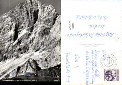 744180 Südwandhütte Ramsau a. Dachstein Bahnpost Zug 460 Bischofshofen Bruck Mur