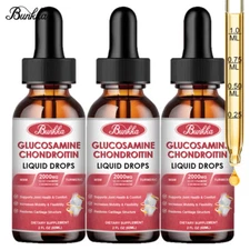 Glucosamine Chondrotin Liquid Drop 2000mg MSM Supports Joint Health & Comfort