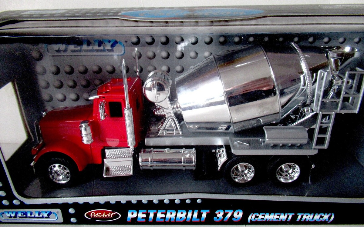 1/32 ピータービルド379 コンボイトレーラーヘッド　ウェリー 1/32 WELLY 379 PETERBILT CEMENT MIXER TRUCK RED ITEM # 9943W | eBay