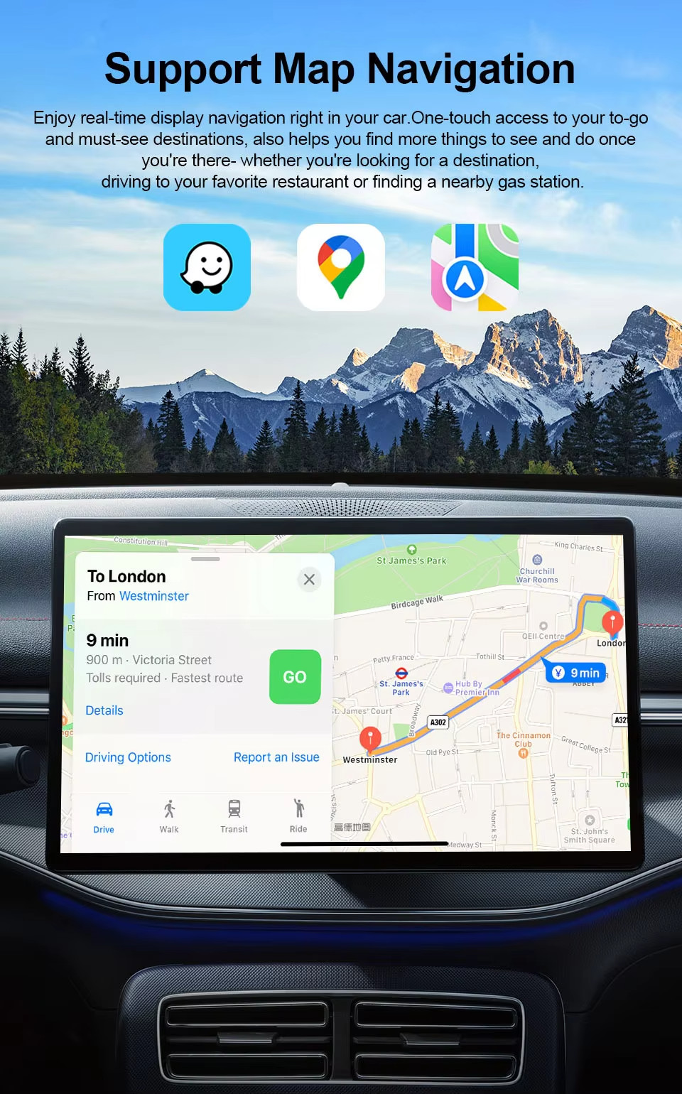Adattatore Wireless Carplayadattatore Android Auto Wireless 2 in 1 Universale - Miniatura 9