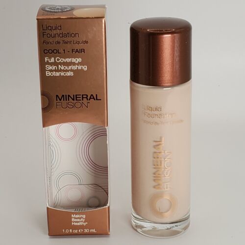 Mineral Fusion Liquid Foundation 30ml / 1.0 fl oz Cool 1 - Fair New in Box - Picture 2 of 3