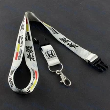 Lanyard Quik Release Key chain Strap for Honda Accord JDM Mugen Silver Keychain