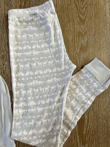 Restoration Hardware Baby & Child Kids Winter Animals Pajama Size 10 - Picture 4 of 4