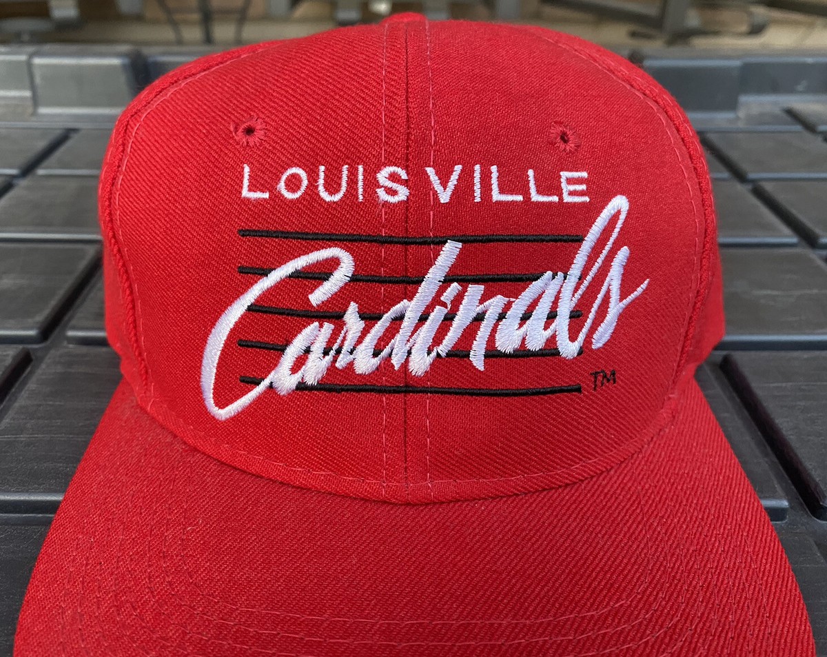 Vintage St Louis Cardinals Hat Adult 7 1/4 Red Fitted Sports Specialties C  Logo