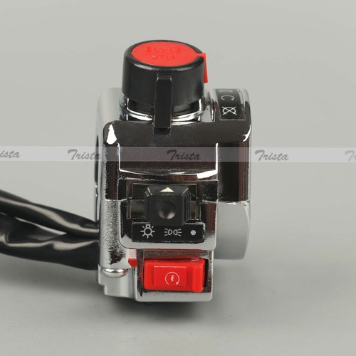 Motorcycle Dirt 7/8" Handlebar Control Horn Turn Signal Electrical Start Switch - Picture 5 of 10