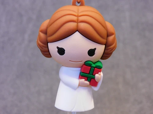 Star Wars NEW * Princess Leia Clip * Blind Bag Holiday Series 2 Key Monogram