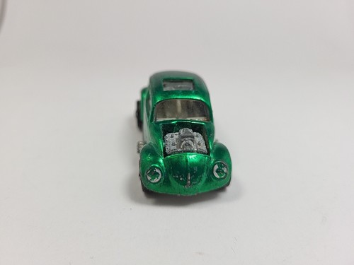 1968 Vintage Hot Wheels Redline Custom Volkswagen Green - Picture 3 of 6