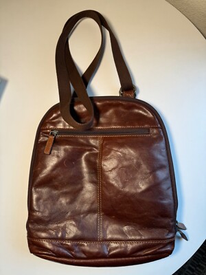 *Amazing JACK GEORGE Voyager Sm Backpack /Shoulder Hand Stained Buffalo Leather
