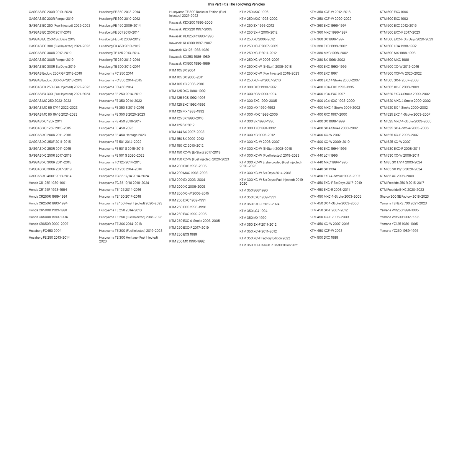 Tusk Aluminum Tire Iron with Axle Wrench Kit For HONDA CR250R eBay