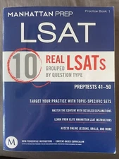 10 Real LSATs Grouped by Question Type: LSAT Practice Book I by Manhattan Prep