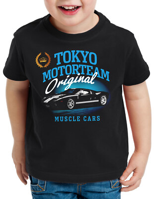 Tokyo Motor Kinder T-Shirt grand ford gt usa virtelmeile muscle car GT40 prix