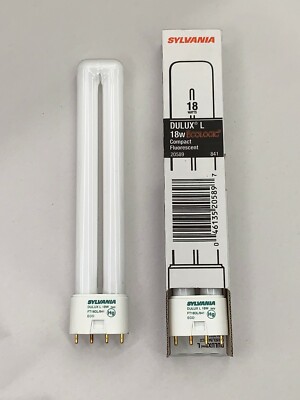 Sylvania 20589 (2 LAMPS) FT18DL/841/ECO 18W T5 Tube, 4pin 2G11, 4100k Cool White
