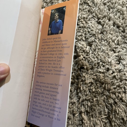 Rare Signed Copy! A Slight Change of Plans - Paperback By Zobel, John VERY GOOD - Picture 12 of 16