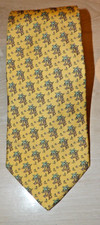 VINEYARD VINES MARTHA'S VINEYARDS YELLOW PALM TREES/BANANAS SILK TIE