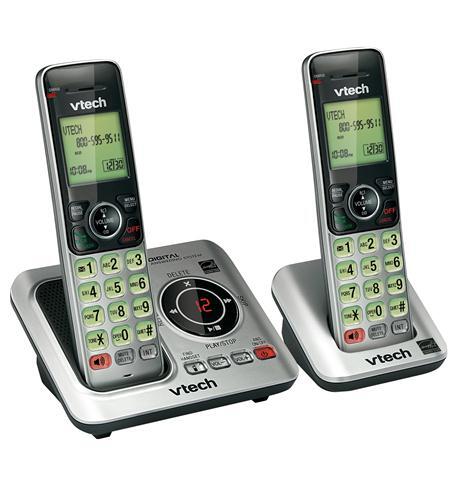 VTech CS6629-2 2 Cordless Handset Answering System Caller ID/Call Waiting - Picture 1 of 3