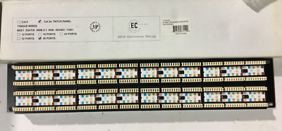 DELTA ELECTRONICS C5EPP-48 ENHANCED Cat5e Patch Panel - 48 Port