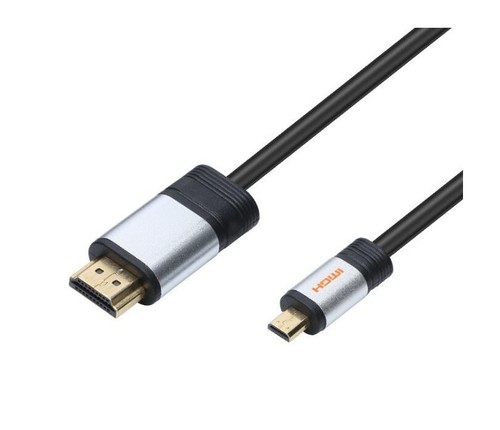 Micro HDMI to HDMI V2.0 Adapter Cable Audio Video 4K*2K 60Hz UltraHD Premium AU - Picture 4 of 5