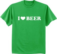 Funny St Patrick's Day T-shirt - I Love Beer Funny Bar Crawl Tee St Paddys Day