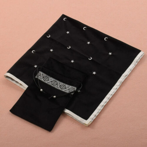 Divination Cards Wicca Cloth Altar Tarot Tablecloth 28.7" Square Embroidered - Picture 14 of 14