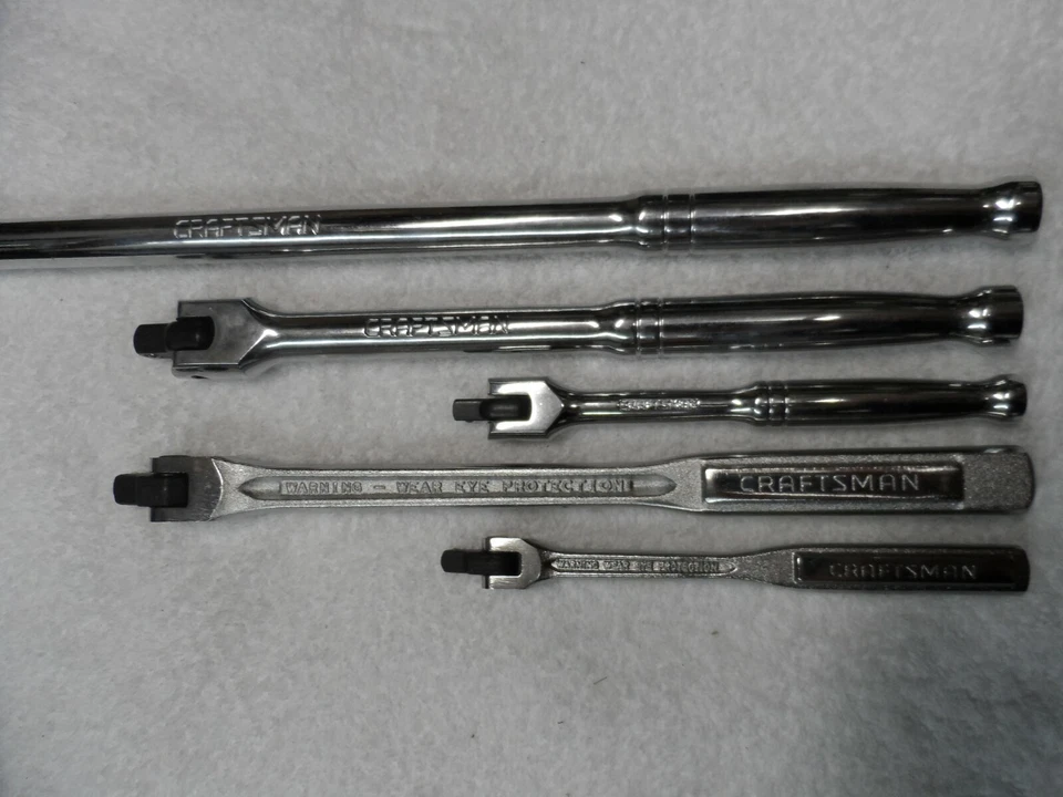 Juego de barras rompedoras Craftsman 1/4" 3/8" 1/2" Drive Polish & Satin - 5 piezas Foto 3 de 4