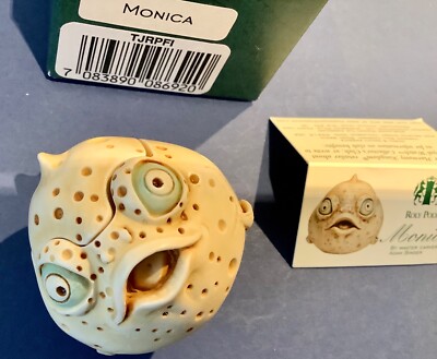 HARMONY KINGDOM ROLY POLY 2000 SCHMUCKKÄSTCHEN ''MONICA THE BLOW FISH'' TJRPFI
