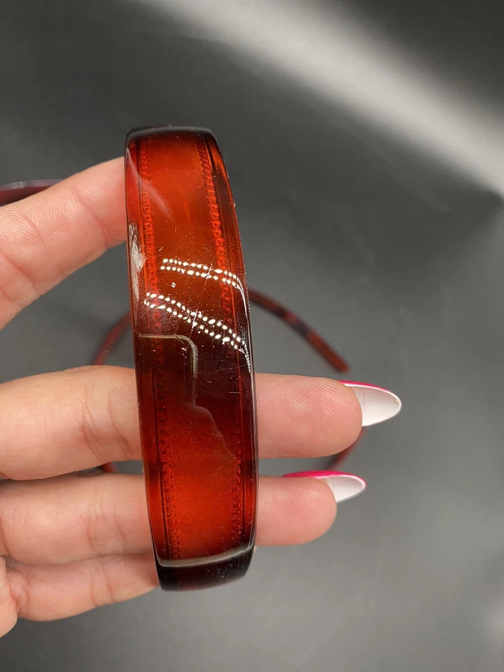 VTG Tortoise Shell Hair Bands Lot Of 5 Plastic 90’s Cottage Core Vintage - Image 4 of 4