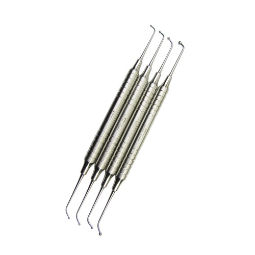 Dental Instruments Ball burnishers hollow set of 4 Restorative Amalgam filling - Picture 3 of 4